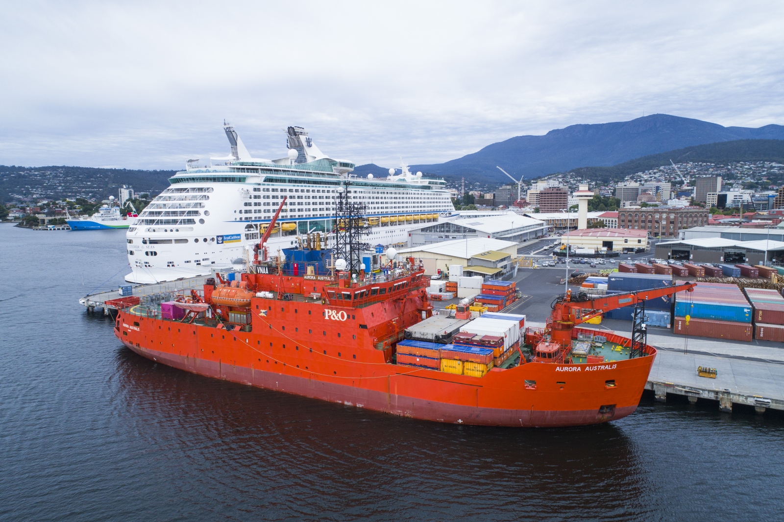 Port development and ship operations photo